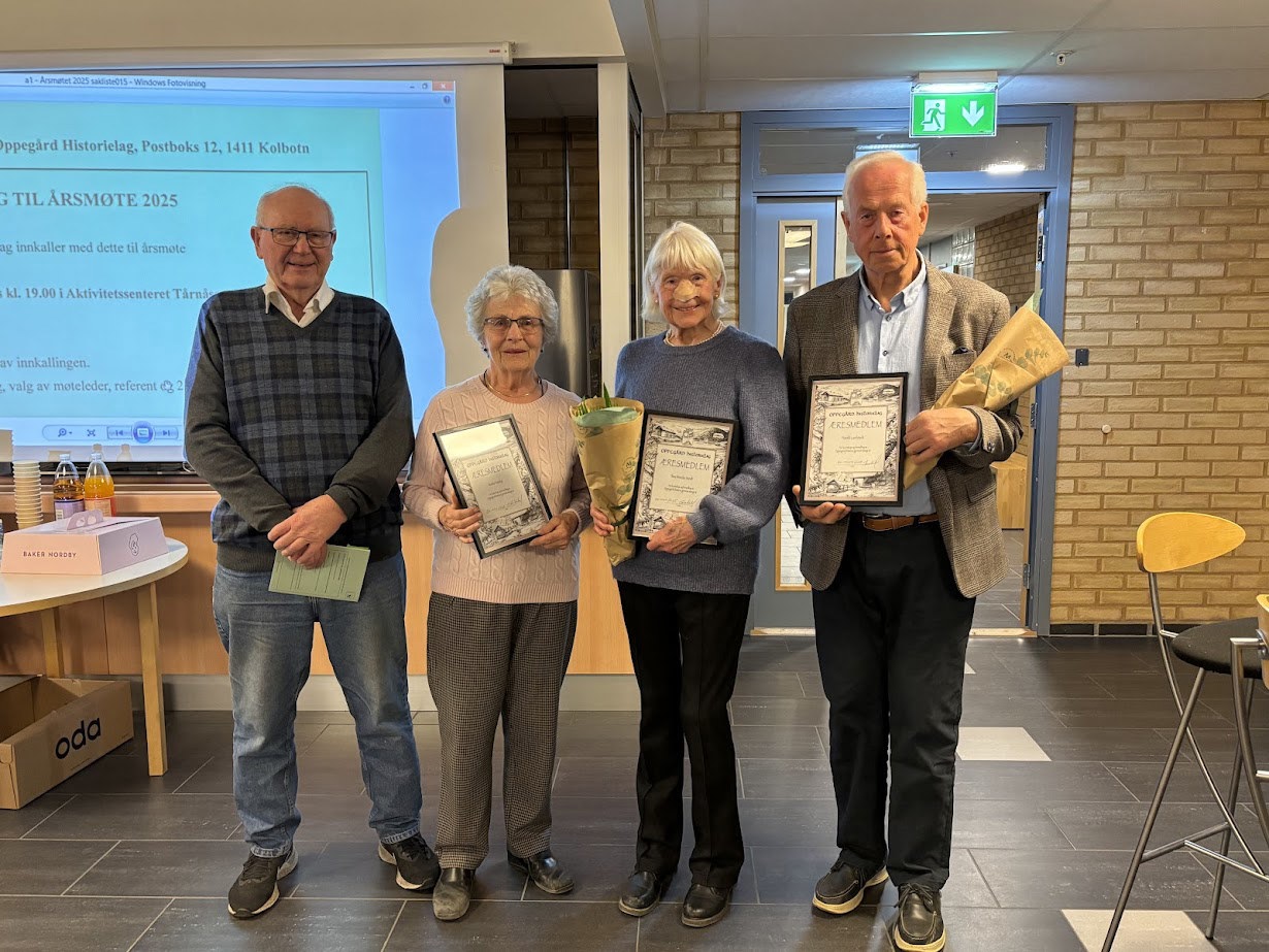 Tre æresmedlemmer utnevnt på årsmøtet 